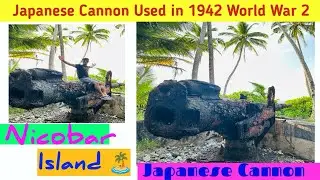 Japanese Cannon Used During 1942 World War 2 || Natural Beauty || Nicobar Island @Sfworld54