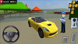 Multi Level Parking 5: Airport - Sport Yellow Car Driving New Levels - Best Android Gameplay
