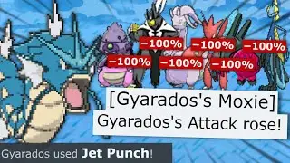 I Gave Moxie Gyarados JET PUNCH In Pokemon Showdown