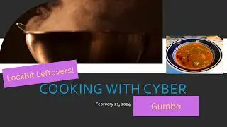 Episode 08 LockBit Leftovers #cookingvideo   #cybersecurity   #guitars #lockbit #gumbo #prs