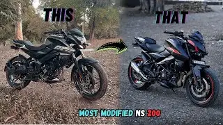 Transforming in MOST Modified NS 200🥵| Heavy Modification🔥|@who_fkn_pd