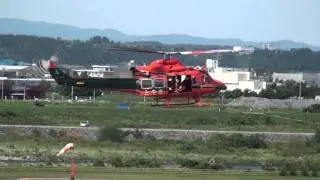 [HD]富山県消防防災ヘリコプター「とやま」　救難訓練展示