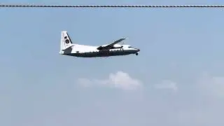 Philippine Airforce Fokker F27-200MAR departure from Manila runway 06