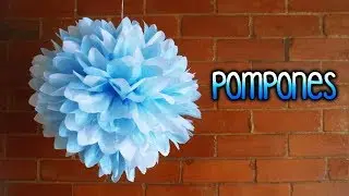 Como hacer pompones de papel