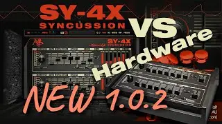 SY-4X Syncussion 1.0.2 Update Plug-In VS SY-1 Hardware - Raw Test 2
