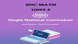Math unit#4 || SNC science 100 % solved activities || SNC Science group