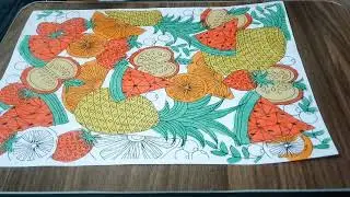 Coloring Pictures of Summer Fruits 1   Glimpsing Infinity