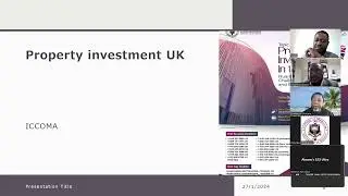 ICOMAA (UK & Ireland) - The Building Wealth Webinar - Property Investing in the UK.