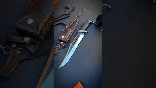 I MADE This RAMBO Knife From Scratch! #handmade #knives #howto