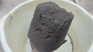 New masterpiece of dusty soft creamy black charcoal sand crumble dry+water+dipping 💯🤤