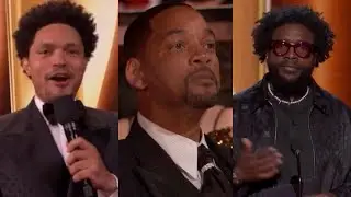 Questlove, Trevor Noah Joke About Will Smith At Grammys