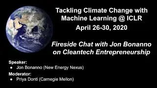 Fireside Chat with Jon Bonanno on Cleantech Entrepreneurship