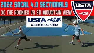 2022 USTA 4.0 SoCal Sectionals Round 1 | First Sectional Playoffs!!! Joe vs Steven 7/30/2022