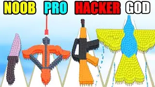 Crowd Number Run 3D NOOB vs PRO vs HACKER vs GOD #2