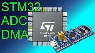 ADC DMA 🟣 STM32 Programming with STM32F103C8T6 Blue Pill C++ (Analog to Digital Converter)