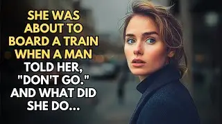 SHE WAS ABOUT TO BOARD A TRAIN WHEN A MAN TOLD HER, 