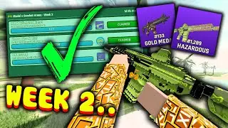 ROBLOX Combat Arena X Medal quest week 2! (NEW MPX/M7 SKINS)