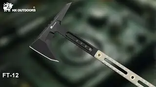 The secret of this axe's power (G10 and DC53) 🪓 🔥 #hxoutdoors &nbsp; #bushcraft   #axes &nbsp;#hatchets  #ft12