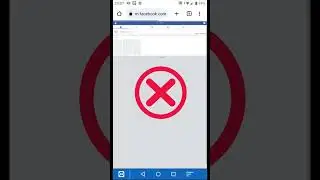 Facebook on Android through a mobile browser #shorts