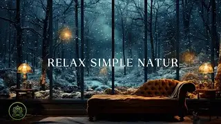 Cozy Winter Night ❄️🌙 | Relaxing Nature Atmosphere for Deep Calm & Rest