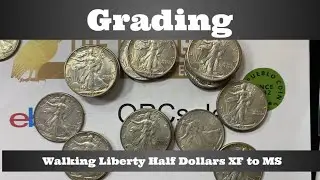 Grading - Looking at Walking Liberty Half Dollars - XF to MS Grade Range