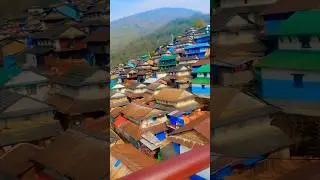Bhujung Gau | Lamjung को सुन्दर गुरुङ गाउँ | Traditional Gurung Village Nepal #shortvideo
