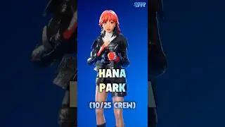 포트나이트 '박하나' 10월 크루 스킨 리뷰('HANA PARK' Fortnite 10/25 Crew skin 4K Showcase)(フォートナイ 'ハナ・パーク')