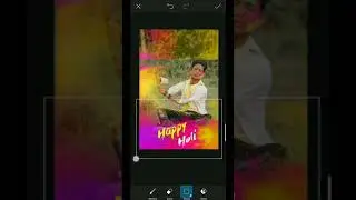 #Short Holi Editing Video // PicsArt Holi Special Photo Editing #Happyholi2021 #Editorboynilesh