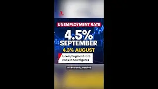 Unemployment rate rises to 4.5% in new figures