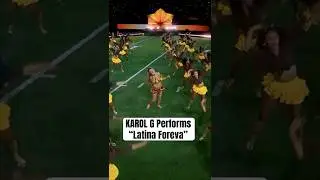 Karol G Performing LATINA FOREVA