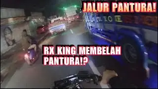 RIDING SANTAI JALUR PANTURA | MOTOVLOG RX KING MEMBELAH PANTURA | PURE SOUND HELM NGAPLEK