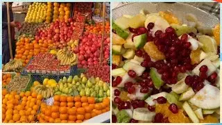 Chatpati Fruit Chaat Recipe 🍊 | Made From Fresh Fruits 🍏 | Straight From Pakistani Farm #fruithacks