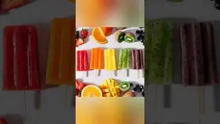 Yummy healthy strawberry popsicles #summer #kids #popsicle #icecream #explore #trending #shorts