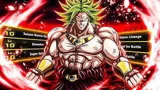 EVERY LEVEL 10 LINK ACTIVATED!!! STR LR Broly EZA Resurrected Warriors | Dragon Ball Z Dokkan Battle
