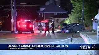 Deadly crash in Clairton, Pennsylvania