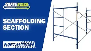 METALTECH SAFERSTACK - 5' x 7' x 5' Exterior Scaffolding Section