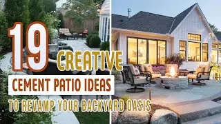 19 Creative Cement Patio Ideas To Revamp Your Backyard Oasis