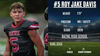 #5 Roy Jacob Davis Jake Highlights vs Chapmanville 10-17-2025