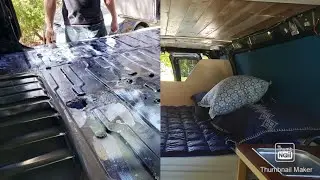 Quick slideshow of van build progress