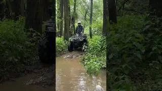 Power steering Suzuki King Quad 750 aXi #atv #suzuki #mud #water #river