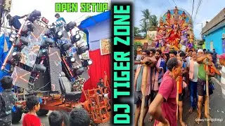 DJ TIGER ZONE 🐅 !!JANUGANJA BHADRAK DURGA VISARAJAN OPEN SETUP 2025 !!DDM