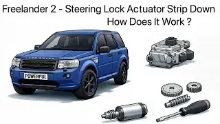 Разборка мотора привода блокировки рулевого управления Land Rover Freelander 2 / LR2 — как это ра...