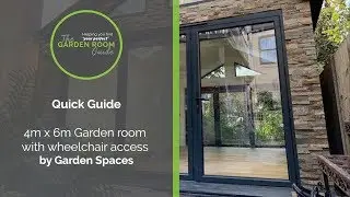 4m x 6m Garden room with wheelchair access by Garden Spaces