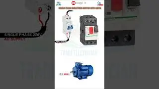 MPCB || Single Phase Induction Motor With Motor Protection Circuit Breake || Shorts