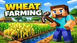 Minecraft Wheat Farming from Basic | Easy Survival Guide