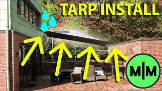 Low Incline Patio Tarp (Waterproof and Sunproof)