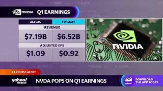 Nvidia shares pop on q1 earnings: Q2 revenue and adjusted EPS