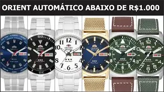 Orient abaixo de R$1.000 (Rel&oacute;gios Autom&aacute;ticos) - Relojoaria JJ