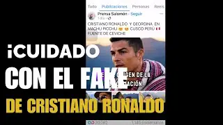La historia de Cristiano Ronaldo en el Cusco #Fake #redessociales  #iagenerativa