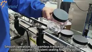 Machine de capsulage rotative, &eacute;quipement de capsulage automa &agrave; double t&ecirc;te pour bo&icirc;tes en plastique